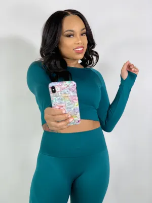 Yogi Babe Long Sleeve Training Set - Teal