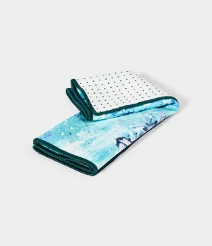 Yogitoes® yoga hand towel - Undercurrent Flora