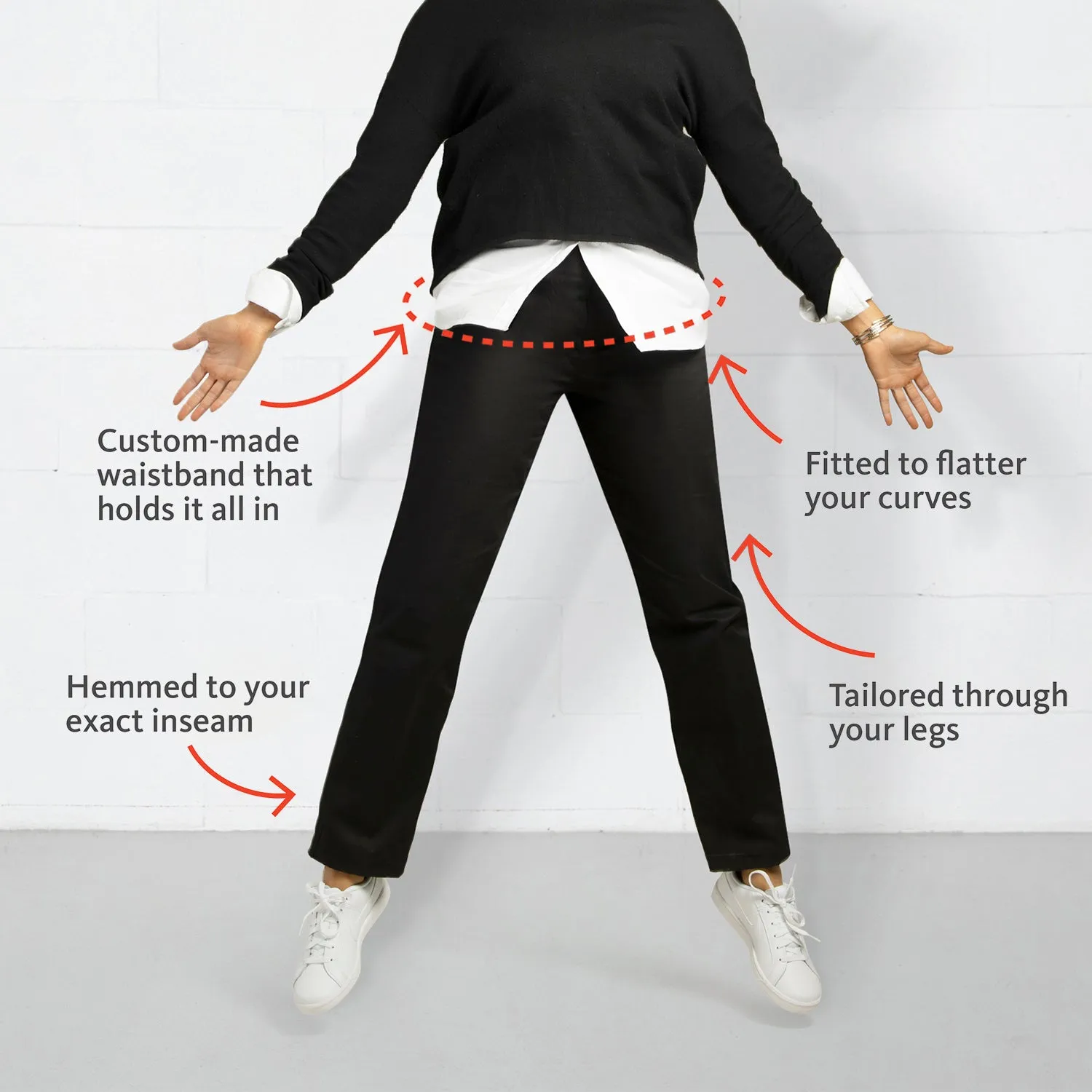 Your Work to Weekend Pant - Slim Leg - Black